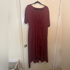 SCOMCHIC Curve Red Dress 1XL
